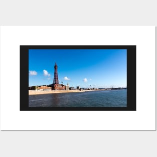 Blackpool-View from the pier Posters and Art